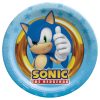 Sonic 7 Inch Round Paper Plates (8 Pack)